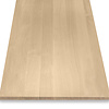 Eiken blad - gezandstraald - op maat - 2 cm dik - prime eikenhout (A/B) - smalle lamel (4-10 cm) - gelijmd eiken tablet - KD 8-12%