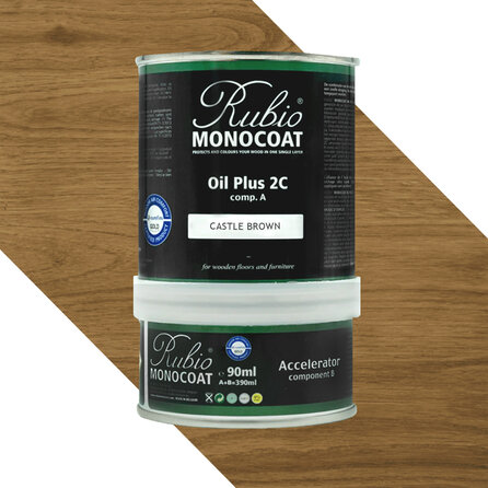 Rubio Monocoat olie - 0,39 liter - 2 (A+B) componenten houtolie voor binnen
