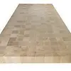 Kops eiken blad - op maat - 2 cm dik - prime eikenhout (A/B) - blokjes van 4,3x4,6x6 cm - gelijmd eiken tablet - KD 8-12%