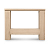 H tafelpoten - eiken - 12x12 cm - breedte: 88 cm - hoogte: 72 cm - H poot set - gelijmd rustiek eikenhout - KD 8-12%