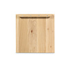 Paneelpoten - eiken - 4 cm dik - breedte: 40, 50, of 60 cm - hoogte: 40 cm - Salontafelpoten set - gelijmd rustiek eikenhout - KD 8-12%