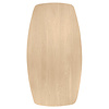 Deens ovaal eiken eettafel - 4 cm dik - prime eikenhout (A/B) - eiken tafel met brede lamel