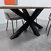 Deens ovaal eiken eettafel - 4 cm dik - prime eikenhout (A/B) - eiken tafel met brede lamel