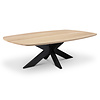 Deens ovaal eiken eettafel - 2,7 cm dik - prime eikenhout (A/B) - eiken tafel met brede lamel