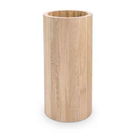 Koker tafelpoten - eiken - diameter: 30 cm - hoogte: 71 cm - kokerpoot set - gelijmd prime eikenhout - KD 8-12%