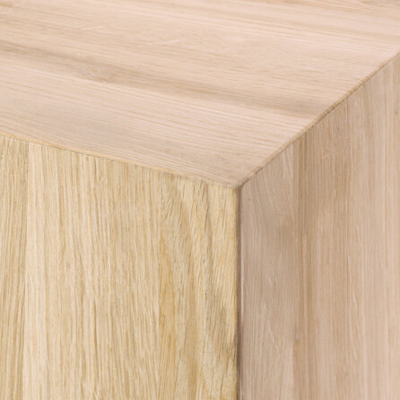 Kubus eiken salontafel / bijzettafel - op maat - 2 cm dik - prime eikenhout (A/B) - vierkante / rechthoekige eiken salon tafel Kubus eiken salontafel / bijzettafel - op maat - 2 cm dik - prime eikenhout (A/B) - vierkante / rechthoekige eiken salon tafel