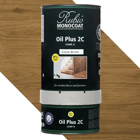 Rubio Monocoat olie - 1,3 liter - 2 (A+B) componenten olie - geschikt voor binnen