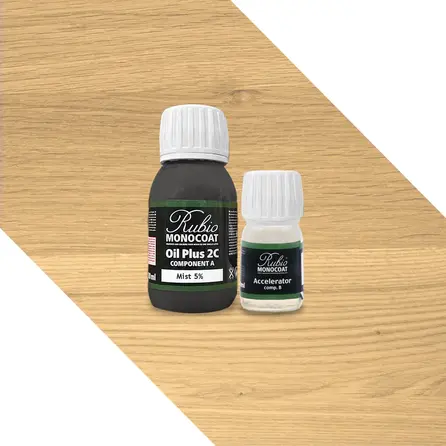 Rubio Monocoat olie - 0,13 liter - 2 (A+B) componenten olie - geschikt voor binnen