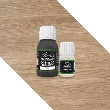 Rubio Monocoat olie - 0,13 liter - 2 (A+B) componenten olie - geschikt voor binnen