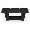 A salontafelpoten zwart - per SET (2 stuks) - metaal - 8x8 cm - breedte: 55 cm - hoogte: 40 cm - stalen A salontafel poot met zwarte coating - RAL 9005