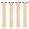 Blok tafelpoten eiken - 10x10 cm - per SET (4 stuks) - hoogte: 72 cm - eiken blokpoot - rustiek eikenhout (B/C) - KD 8-12%