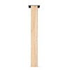 Blok tafelpoten eiken - 8x8 cm - per SET (4 stuks) - hoogte: 72 cm - eiken blokpoot - rustiek eikenhout (B/C) - KD 8-12%