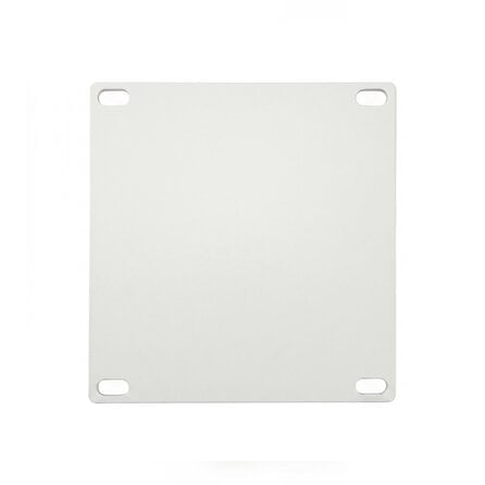 Blok tafelpoten wit - per SET (4 stuks) - metaal - 6x6 cm - hoogte: 72 cm - stalen blokpoot met witte coating - RAL 9016