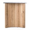 Boogpoten eiken - per SET (2 stuks) - 2,5 cm - breedte: 70 cm - hoogte: 75 cm - gebogen eiken "maanpoot" - gelijmd rustiek eikenhout - KD 8-12% Boogpoten eiken - per SET (2 stuks) - 2,5 cm - breedte: 70 cm - hoogte: 75 cm - gebogen eiken "maanpoot" - gelijmd rustiek eikenhout - KD 8-12%