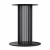 Kolompoot zwart - metaal - kolom: 22 cm - voet: 60 cm - hoogte: 72 cm - stalen kolomvoet tafelonderstel met zwarte coating - RAL 9005 Kolompoot zwart - metaal - kolom: 22 cm - voet: 60 cm - hoogte: 72 cm - stalen kolomvoet tafelonderstel met zwarte coating - RAL 9005