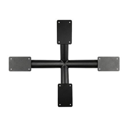 Matrix salontafel onderstel zwart - metaal - rond - 6 cm - 58x78 cm - hoogte: 40 cm - stalen spinnenpoot salontafel onderstel met zwarte coating - RAL 9005