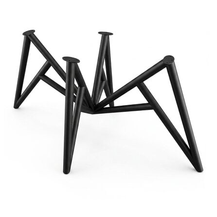 Spider onderstel zwart rond - metaal - diameter: 4,2 cm - 77x160 cm - hoogte: 72,5 cm - stalen spinpoot tafelonderstel met zwarte coating - RAL 9005 Spider onderstel zwart rond - metaal - diameter: 4,2 cm - 77x160 cm - hoogte: 72,5 cm - stalen spinpoot tafelonderstel met zwarte coating - RAL 9005