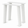 N Tafelpoten schuin in diverse kleuren - per SET (2 stuks) - metaal - 4x10 cm - breedte: 76 cm - hoogte: 72 cm - stalen N poot met hoogwaardige coating N Tafelpoten schuin in diverse kleuren - per SET (2 stuks) - metaal - 4x10 cm - breedte: 76 cm - hoogte: 72 cm - stalen N poot met hoogwaardige coating