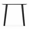 Tafelpoten schuin zwart rond - per SET (2 stuks) - metaal - diameter: 5 cm - breedte: 70 cm - hoogte: 71 cm - ronde tafelpoot met zwarte coating - RAL 9005 Tafelpoten schuin zwart rond - per SET (2 stuks) - metaal - diameter: 5 cm - breedte: 70 cm - hoogte: 71 cm - ronde tafelpoot met zwarte coating - RAL 9005