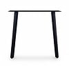 Tafelpoten schuin zwart - per SET (2 stuks) - metaal - 4x4 cm - breedte: 76 cm - hoogte: 72 cm - stalen tafelpoot met zwarte coating - RAL 9005 Tafelpoten schuin zwart - per SET (2 stuks) - metaal - 4x4 cm - breedte: 76 cm - hoogte: 72 cm - stalen tafelpoot met zwarte coating - RAL 9005