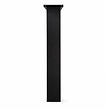 U tafelpoten zwart - per SET (2 stuks) - metaal - 5x10 cm - breedte: 76 cm - hoogte: 72 cm - stalen U poot met zwarte coating - RAL 9005