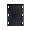 V tafelonderstel zwart - metaal - 5x15 cm - 60x120 cm - hoogte: 73 cm - 3-delig stalen onderstel met zwarte coating - RAL 9005