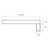 Eiken overzet venstertablet / vensterbank - op maat - 2 cm dik - 2-laags opgedikt (2+4 cm) - prime eikenhout (A/B) - gelijmd KD 8-12% Eiken overzet venstertablet / vensterbank - op maat - 2 cm dik - 2-laags opgedikt (2+4 cm) - prime eikenhout (A/B) - gelijmd KD 8-12%