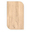 Diagonaal rond-haaks eiken eettafel - op maat - 2,7 cm dik - prime eikenhout (A/B) - eiken tafel met brede lamel Diagonaal rond-haaks eiken eettafel - op maat - 2,7 cm dik - prime eikenhout (A/B) - eiken tafel met brede lamel