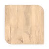 Diagonaal rond-haaks eiken bistro tafel - vierkant - 2,7 cm dik - prime eikenhout (A/B) - vierkante eiken horeca tafel met brede lamel