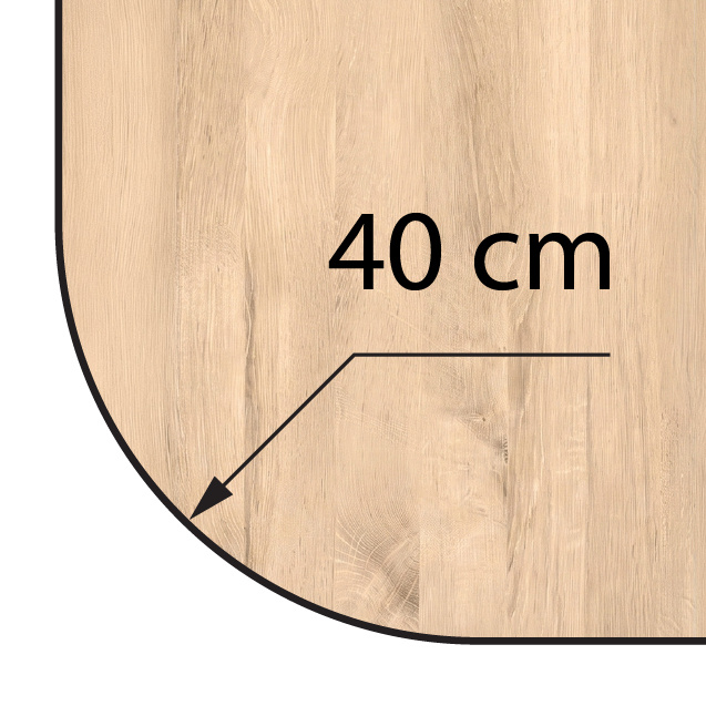 Radius: 40 cm