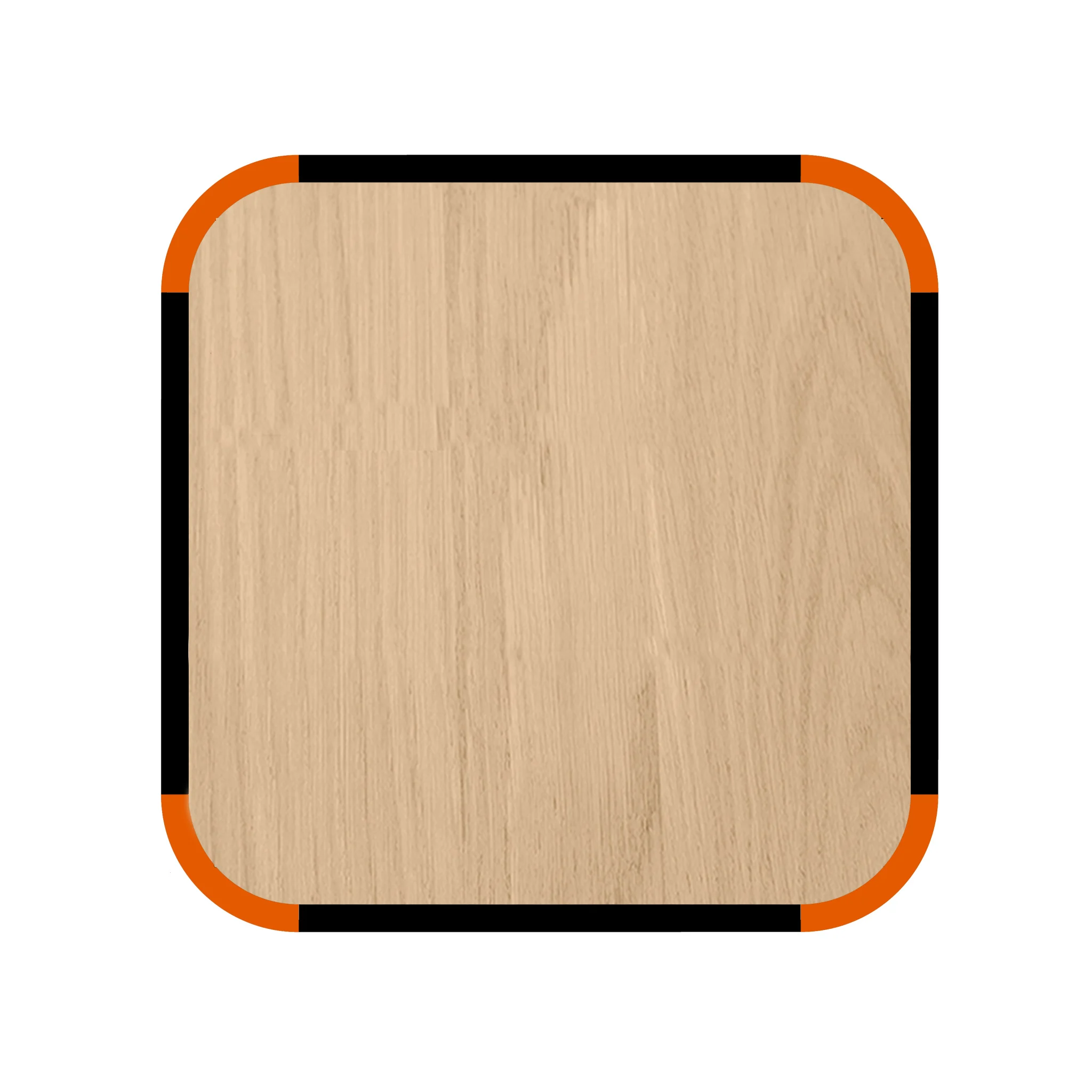 4 ronde hoeken (vierkant)