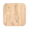 Eiken tafelblad met ronde hoeken - vierkant - 4 cm dik - rustiek eikenhout (B/C) - brede lamel (9-12 cm) - vaste afmetingen - gelijmd KD 8-12% Eiken tafelblad met ronde hoeken - vierkant - 4 cm dik - rustiek eikenhout (B/C) - brede lamel (9-12 cm) - vaste afmetingen - gelijmd KD 8-12%