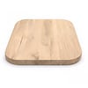Eiken tafelblad met ronde hoeken - vierkant - 4 cm dik - prime eikenhout (A/B) - brede lamel (9-12 cm) - vaste afmetingen - gelijmd KD 8-12% Eiken tafelblad met ronde hoeken - vierkant - 4 cm dik - prime eikenhout (A/B) - brede lamel (9-12 cm) - vaste afmetingen - gelijmd KD 8-12%