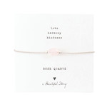 A Beautiful Story Gemstone Card Rose Quartz