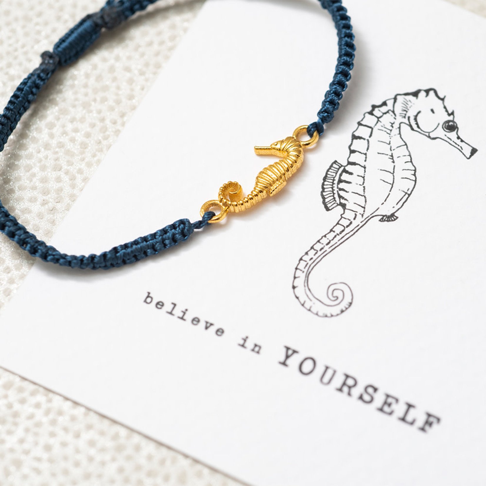 A Beautiful Story Symbool armbandje "Seahorse"