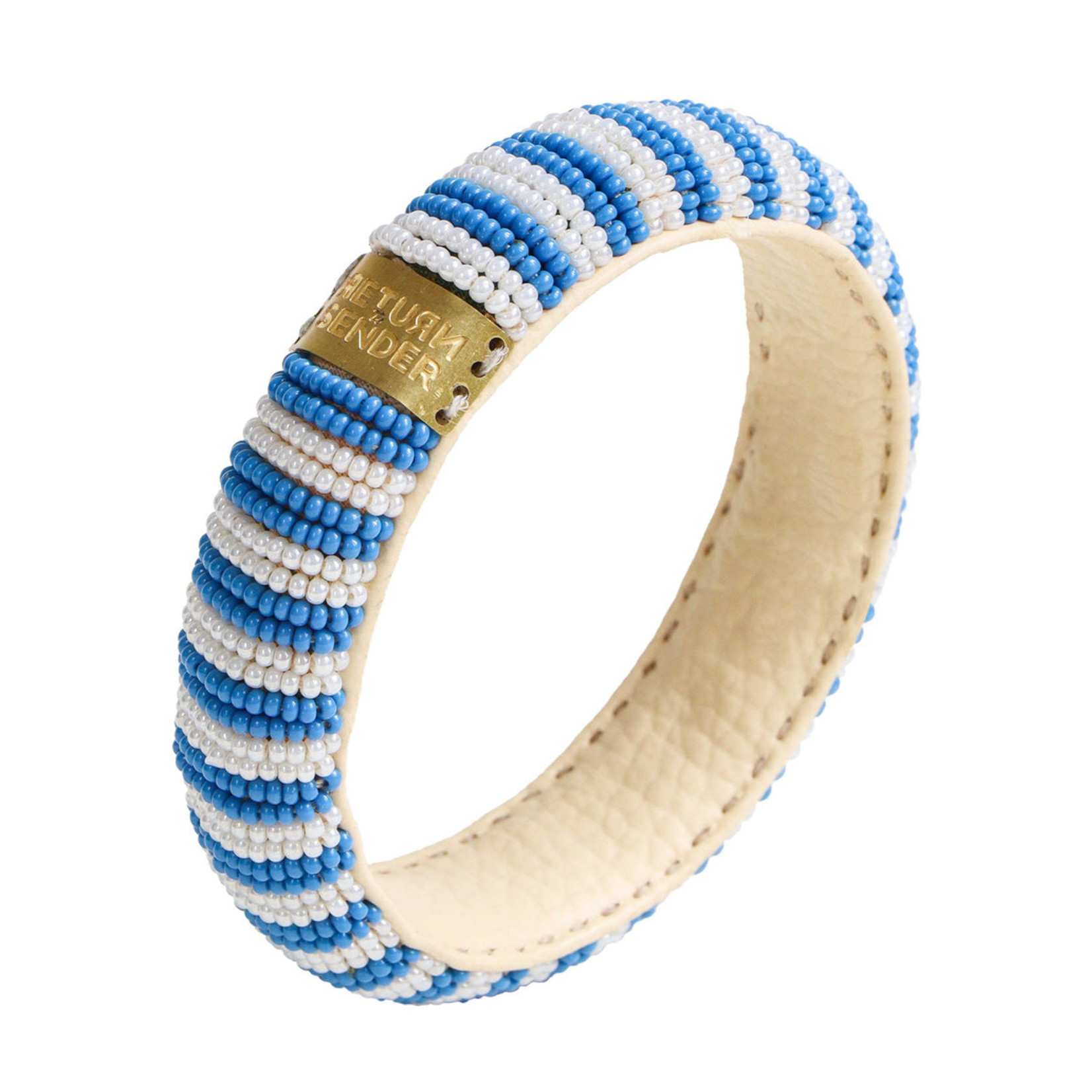 Armband Slim - Blauw/Wit - Pand 8 Deco&Lifestyle