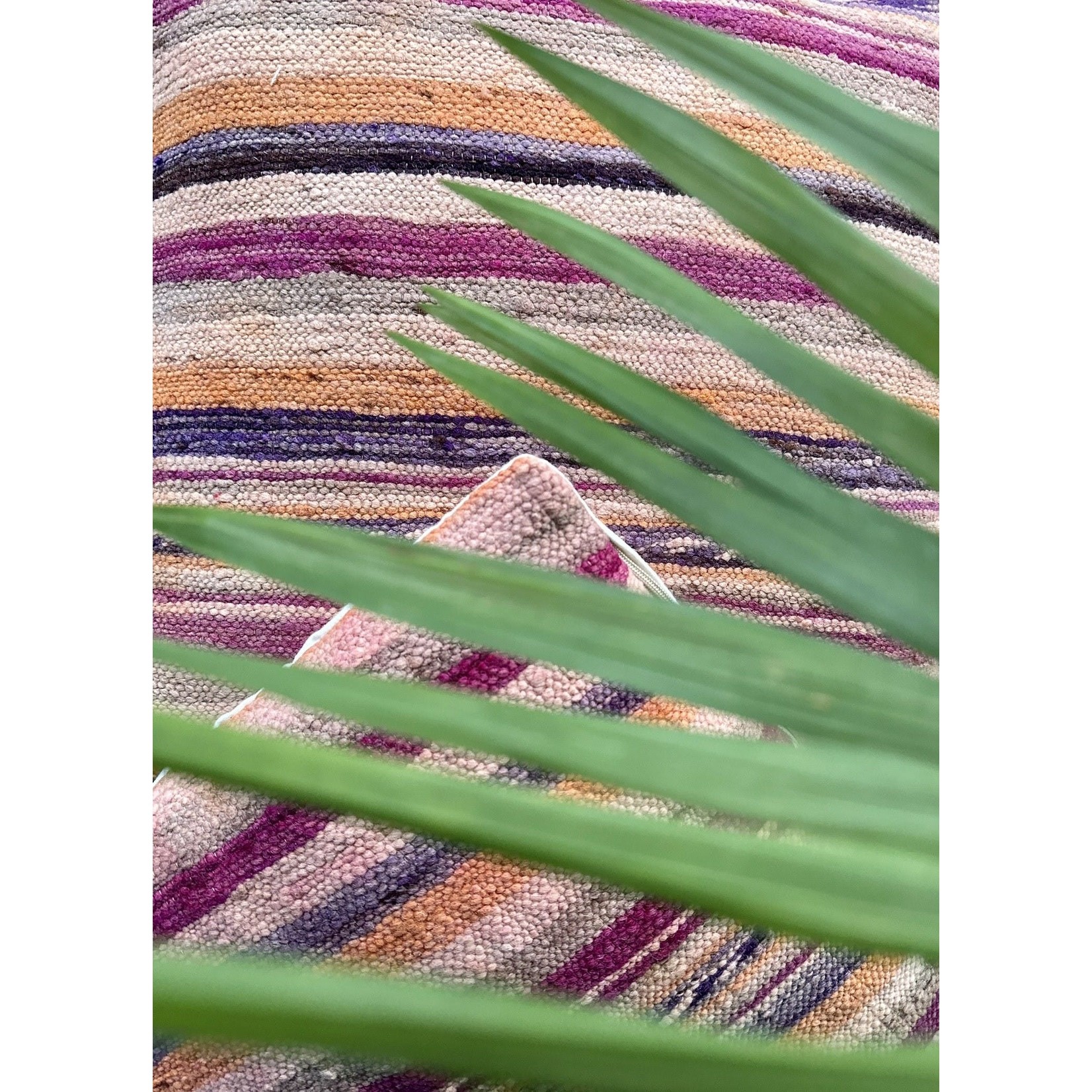 Kilim Kussen Mauve/Orange - 50x50cm