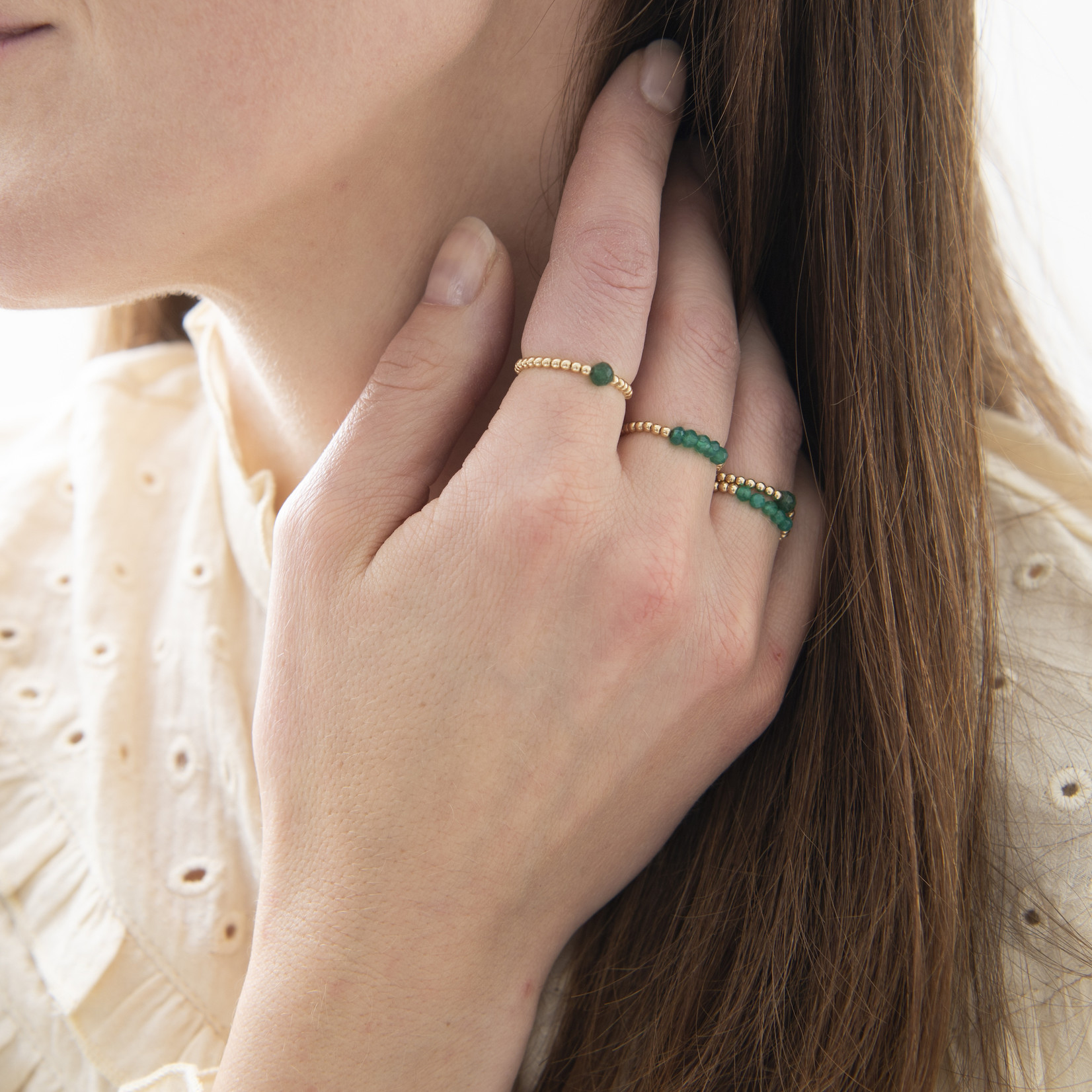 A Beautiful Story Sparkle Aventurine Ring