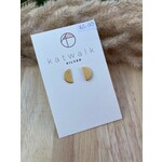 KATWALK Silver Studs Verguld Zilver | Half moon