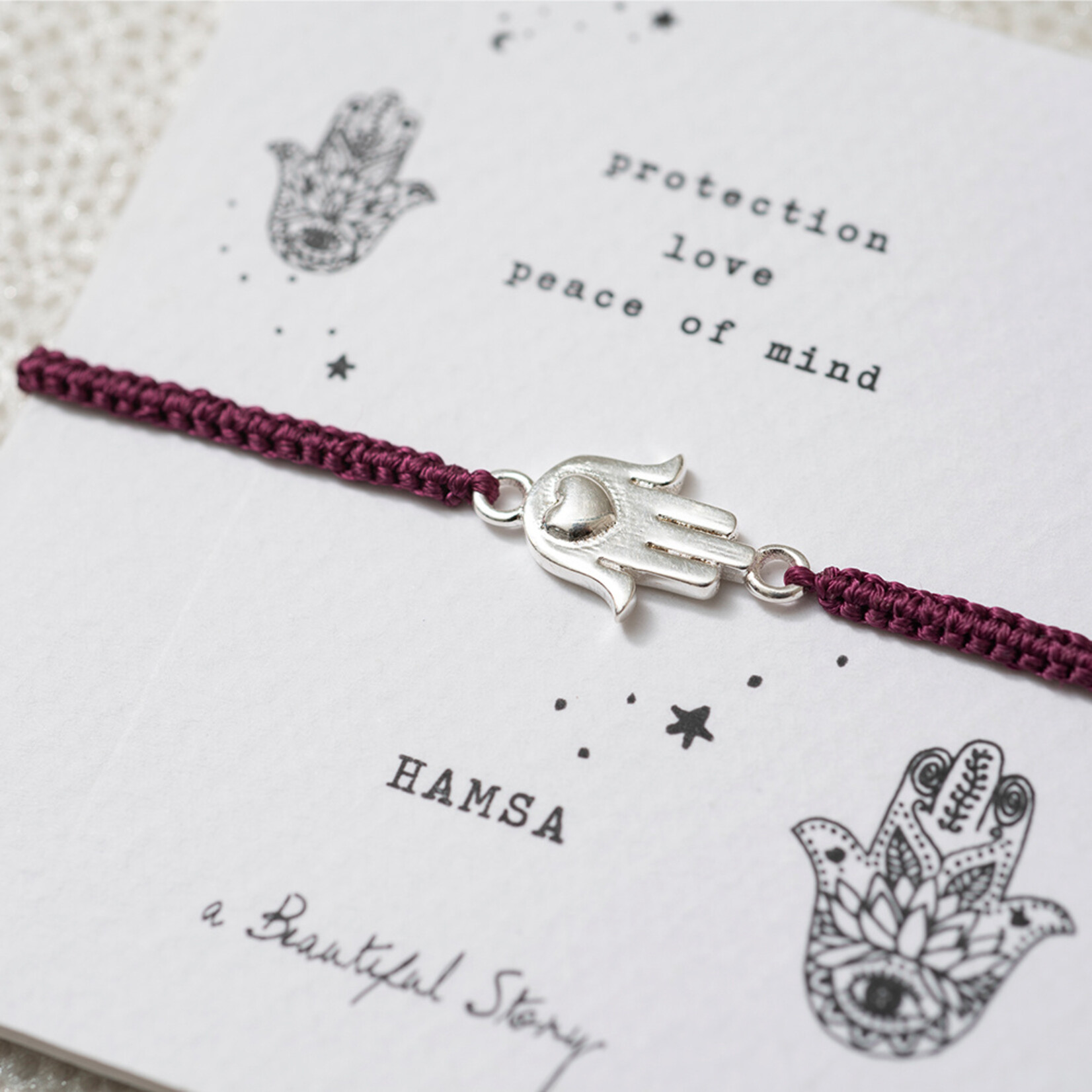 A Beautiful Story Symbol Bracelet "Hamsa"