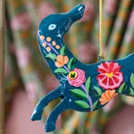 Hanger Vintage Horse Teal