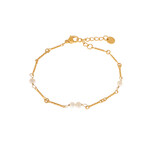 Pearl Pearl Pearl bracelet gold