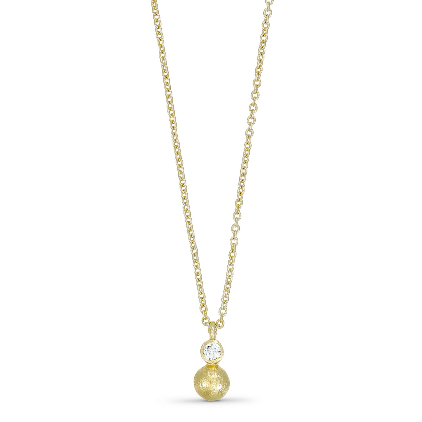 Pure by nat Necklace Pendant Ball - GP