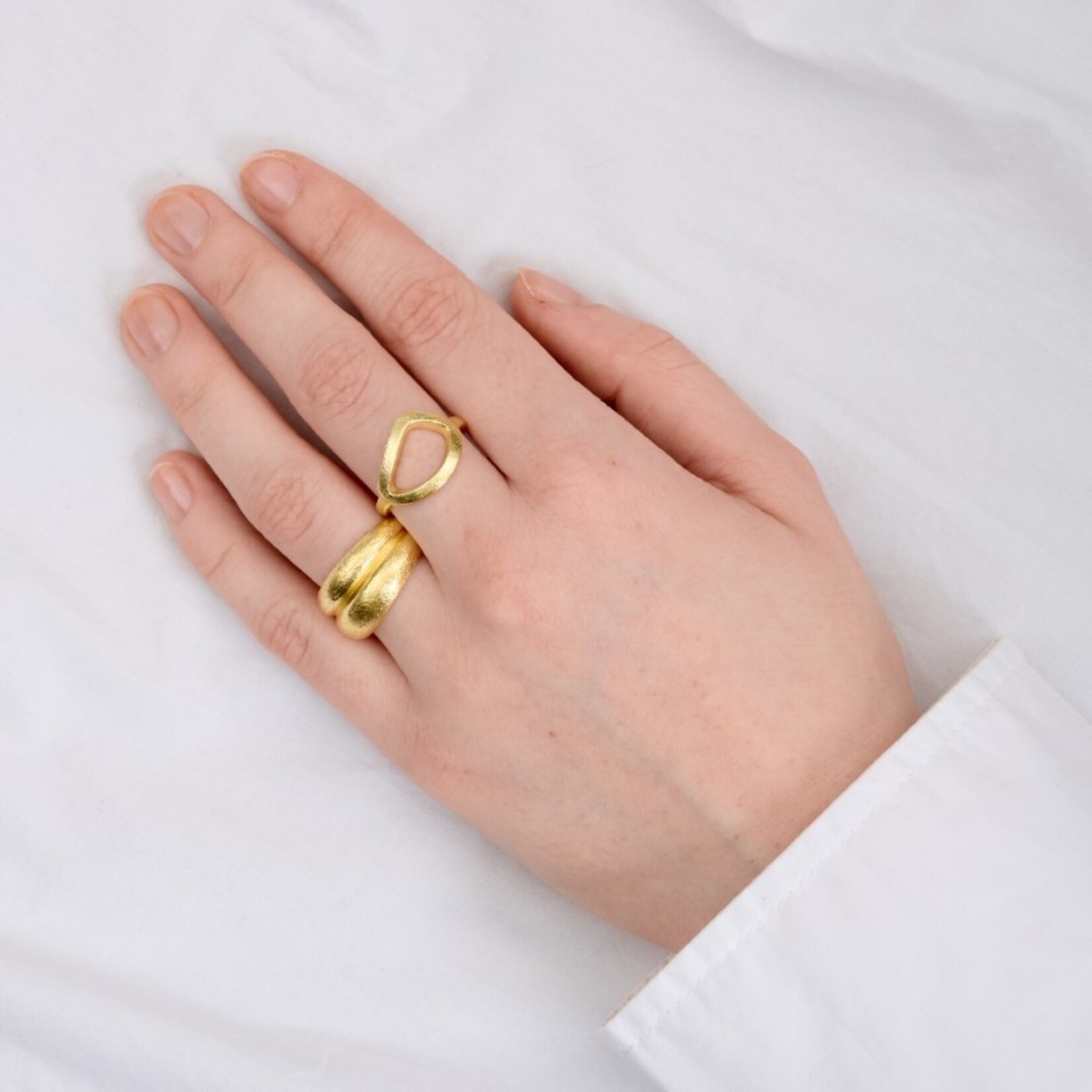 Pure by nat Ring Tops - Gold Plated