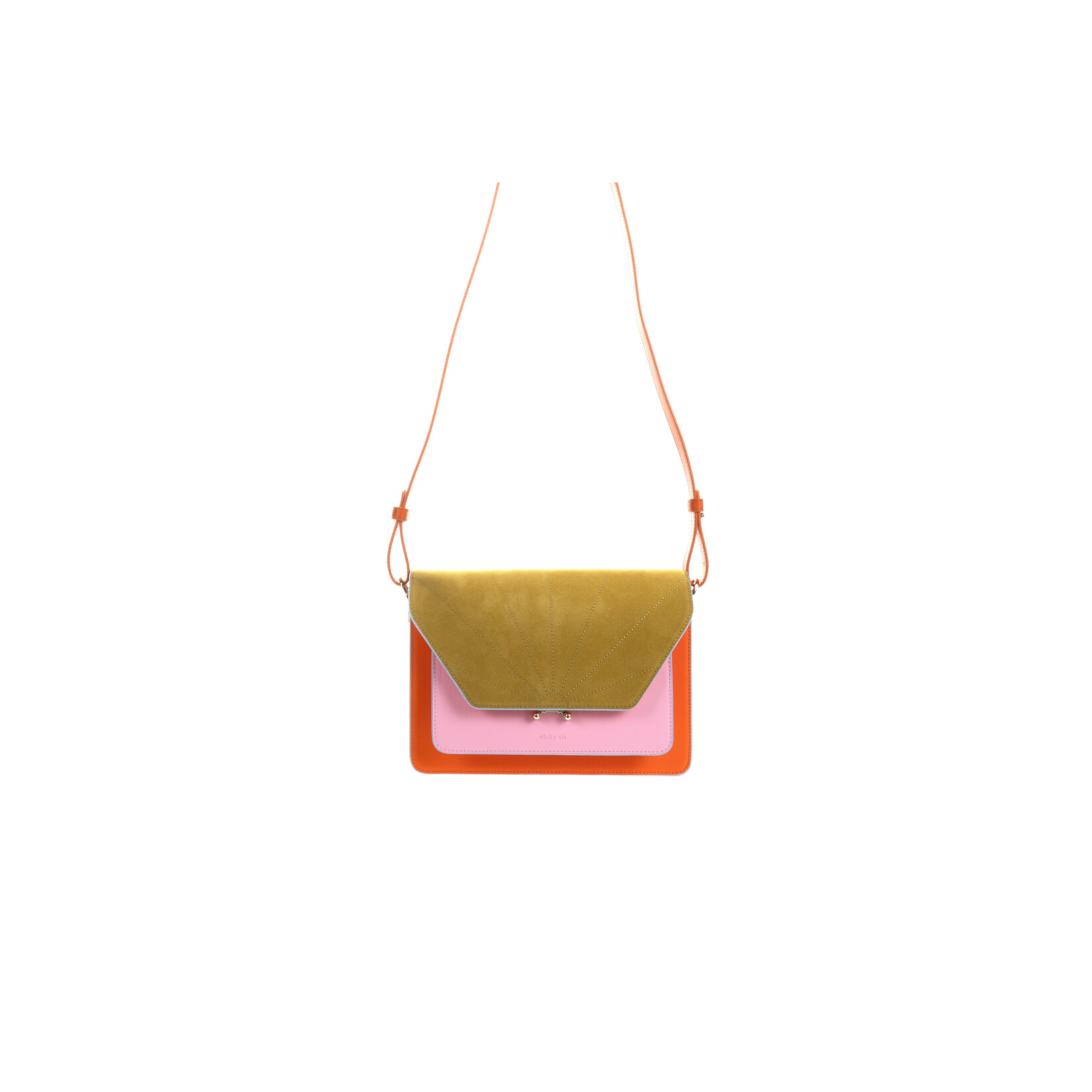 Satchel Coloré | Il Sole | Arancia Orange & Dolce Pink