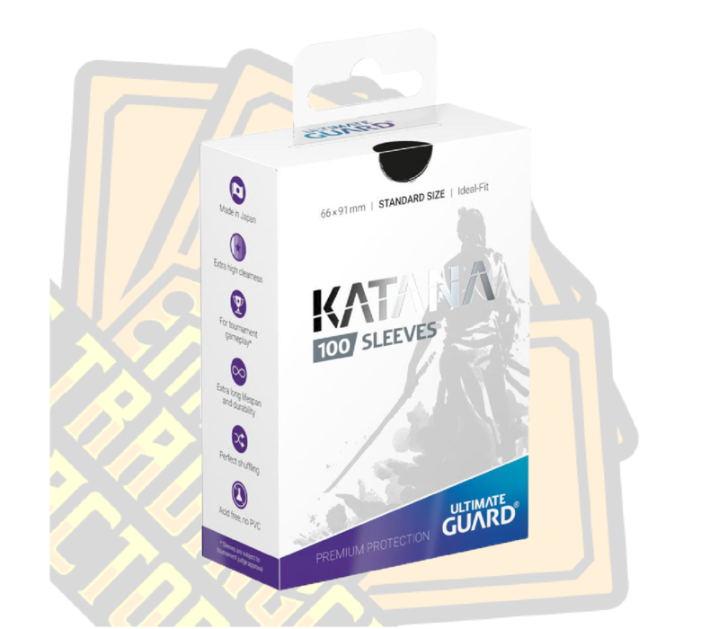 Katana Sleeves (100) Standarad Size ''Schwarz'' - Ultimate Guard