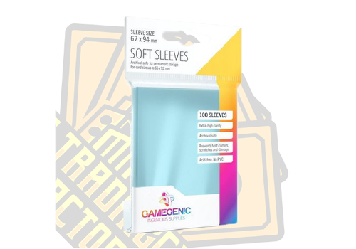 GameGenic Soft Sleeves - Standard size - 100 pcs - Gamegenic