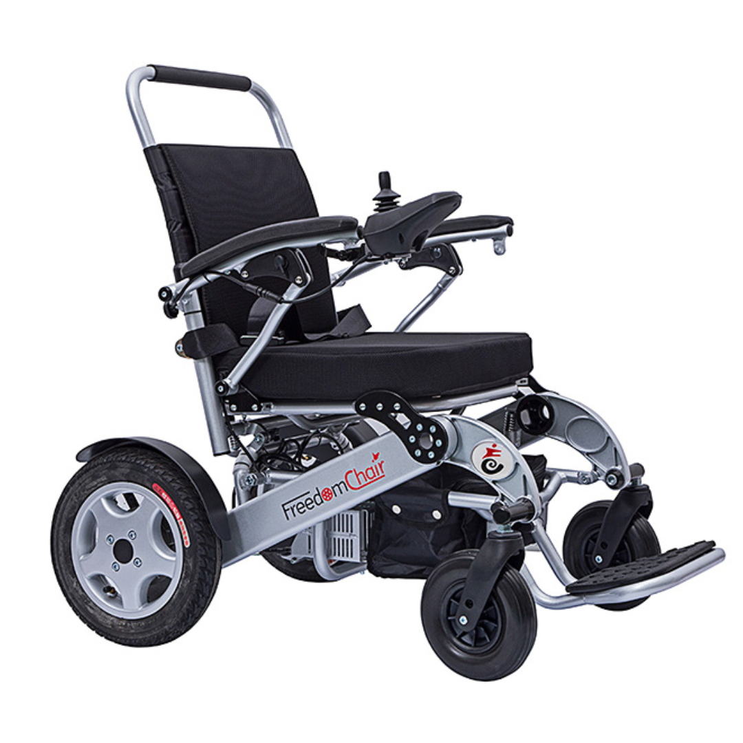 Freedom Chair DE08L Electric Folding Wheelchair MobilityCo MobilityCo