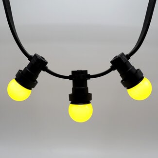 1 watt gele lampen met standaard kap Ø45