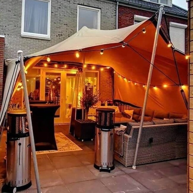 Prikkabel van 20 meter met stekker en 20, 30, 40 of 60 gemonteerde fittingen